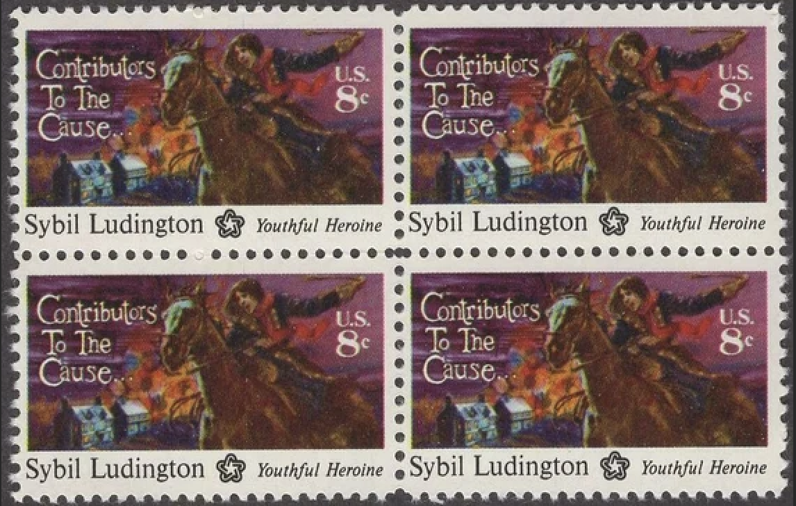 Sybil Ludington 8c stamp (1975) USA