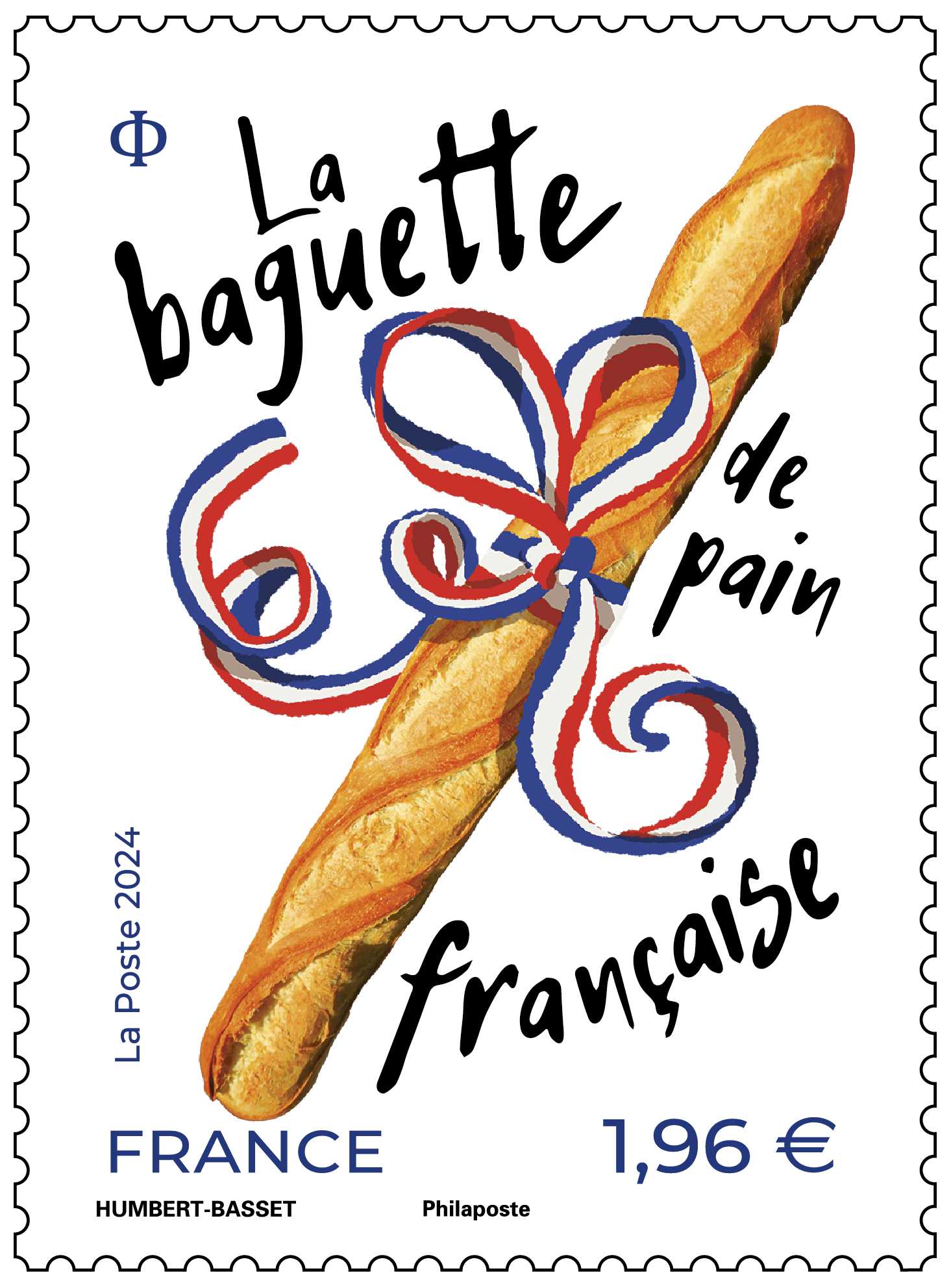 French baguette stamp New stamps of France 2024