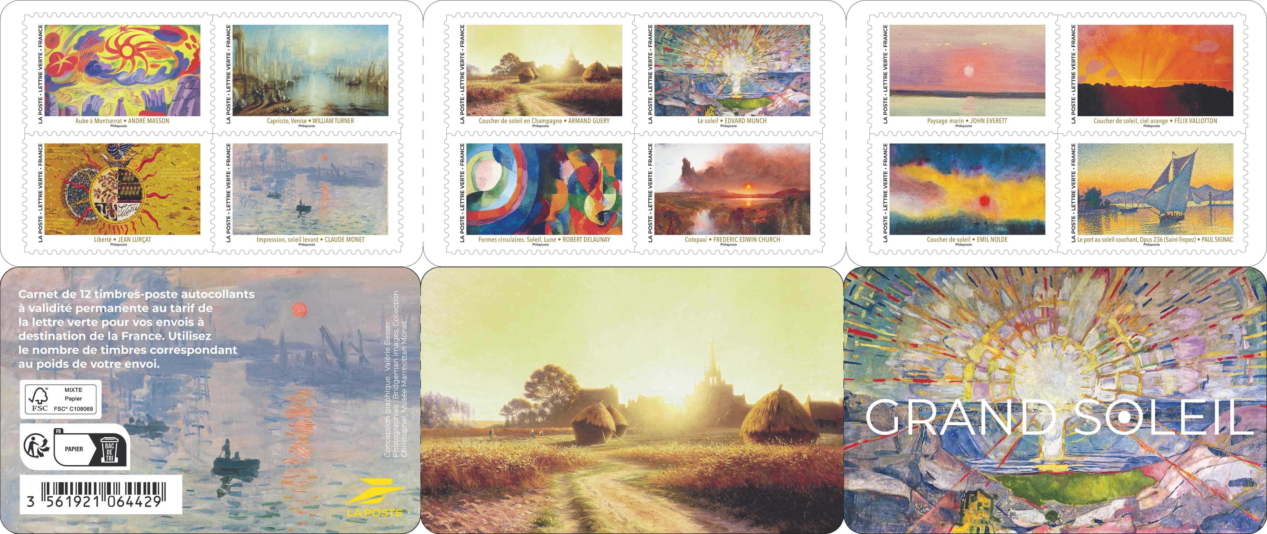 Grand Soleil / Big Sun New Stamps of France 2025