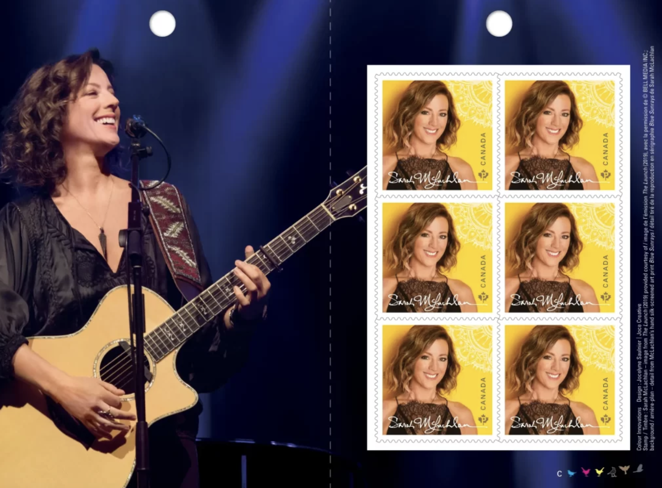 Sarah McLachlan Stamp, Canada stamps 2024