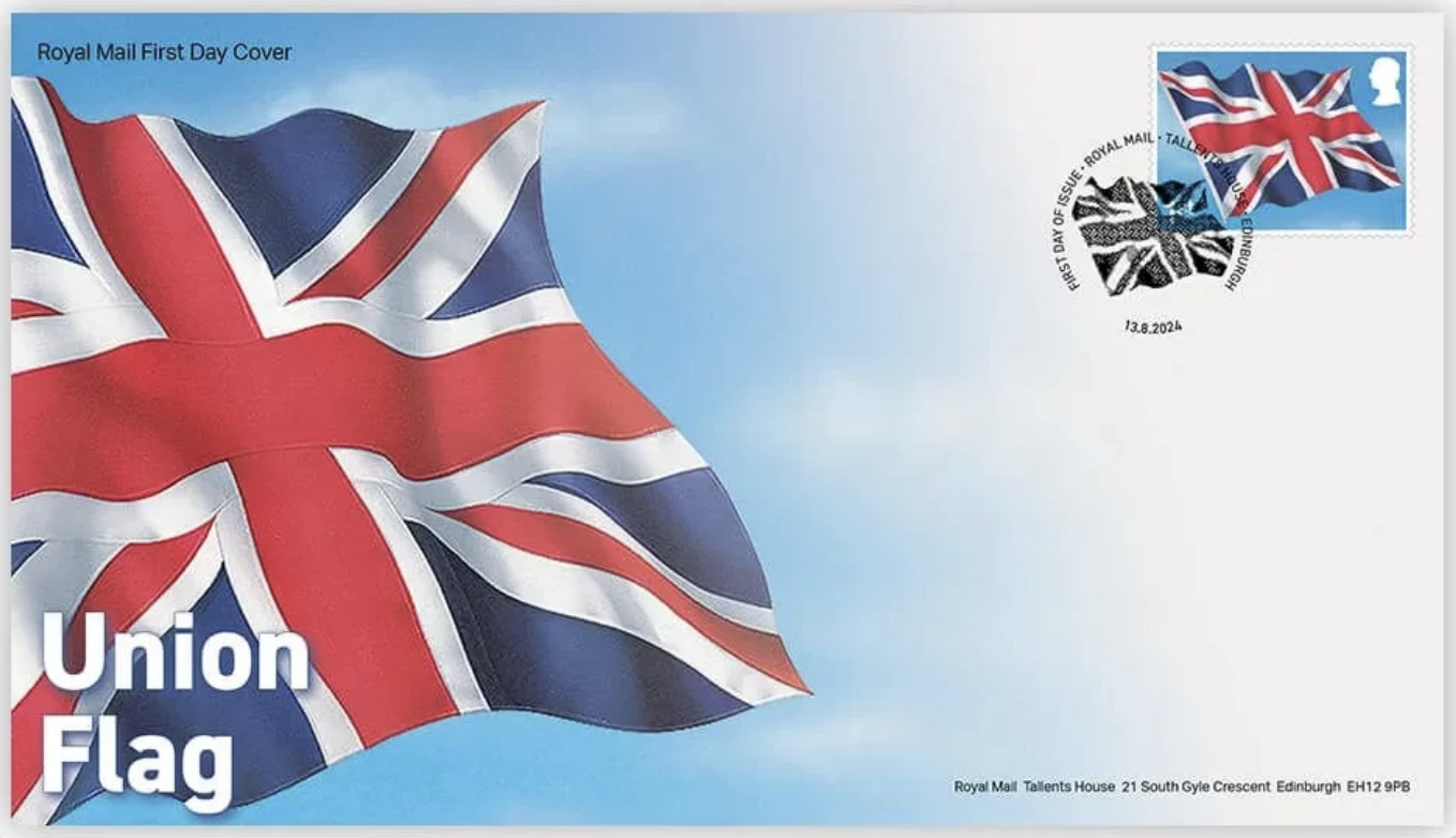 Union Flag stamp UK new stamps 2024