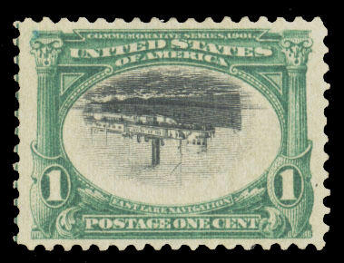 Pan-American Exposition Fast Lake 1c stamp