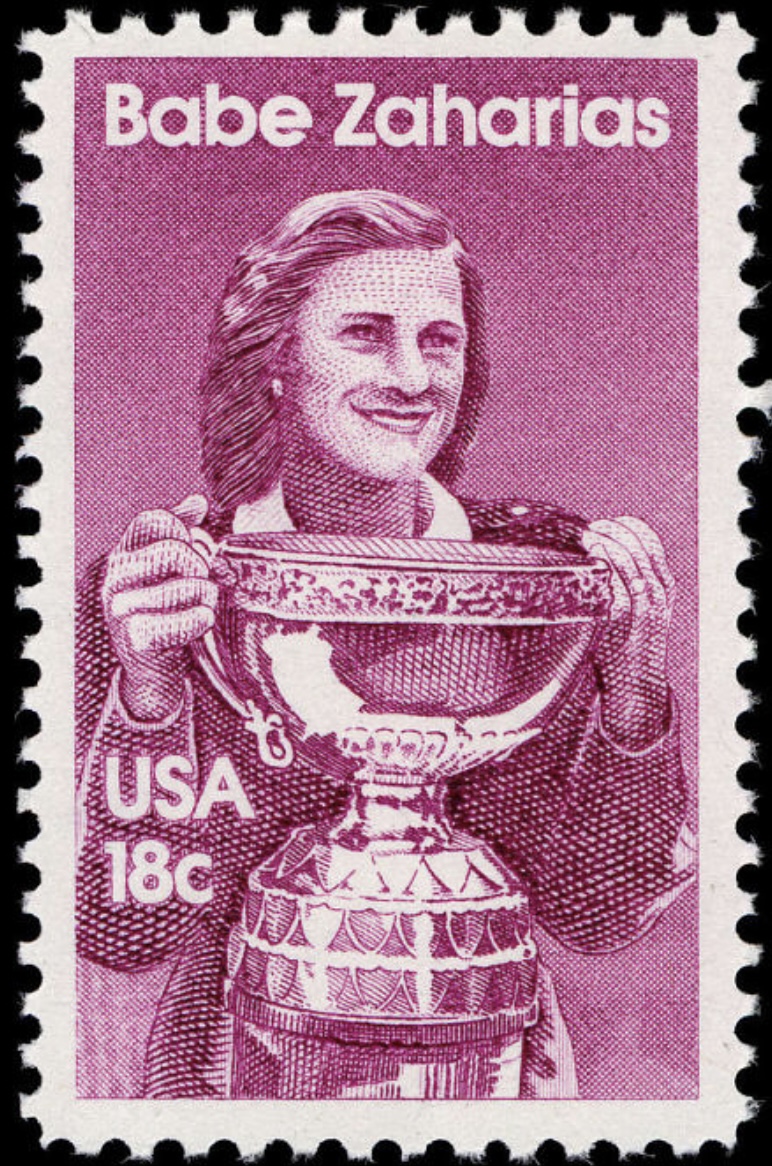 Mildred "Babe" Didrikson Zaharias 18с stamp (1981) USA Famous women on stamps