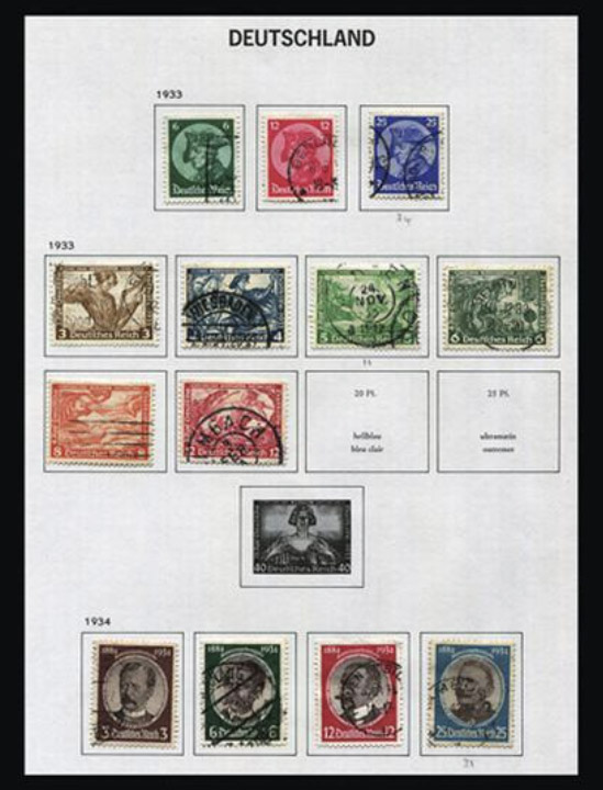 Germany: 1933-1944 superb Third Reich stamps