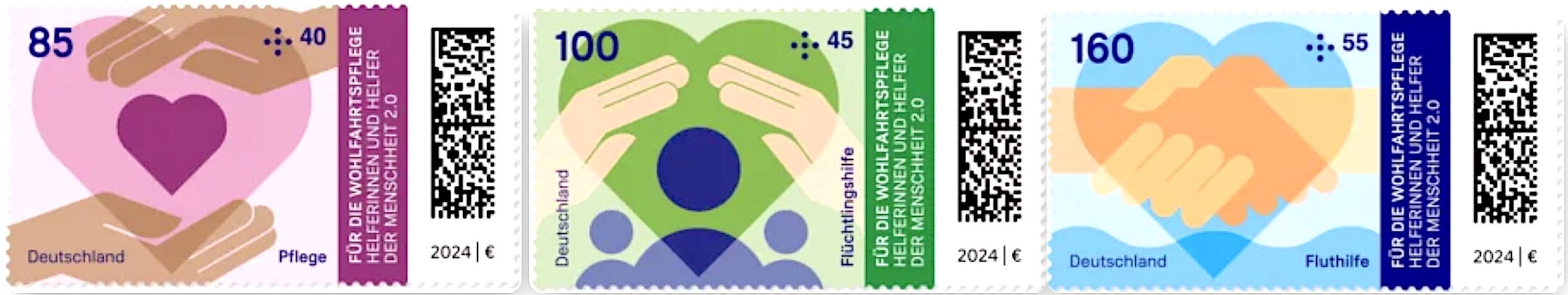 Helpers of Humanity 2.0 Stamp Series, Germany stamp 2024