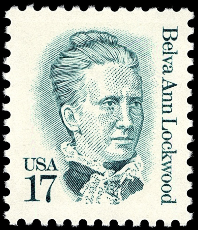 Belva Ann Lockwood 17c stamp (1986) USA Famous women on stamps