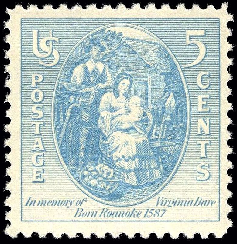 Virginia Dare 5c stamp (1937) USA
