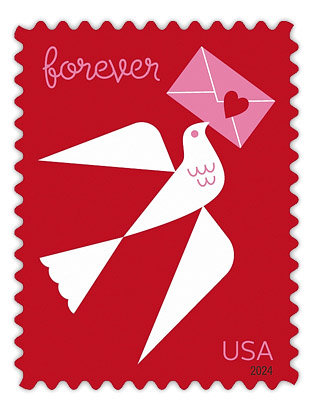 12. Love 2024 - US 2024 stamp