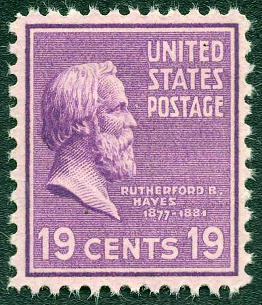 Rutherford Hayes stamp