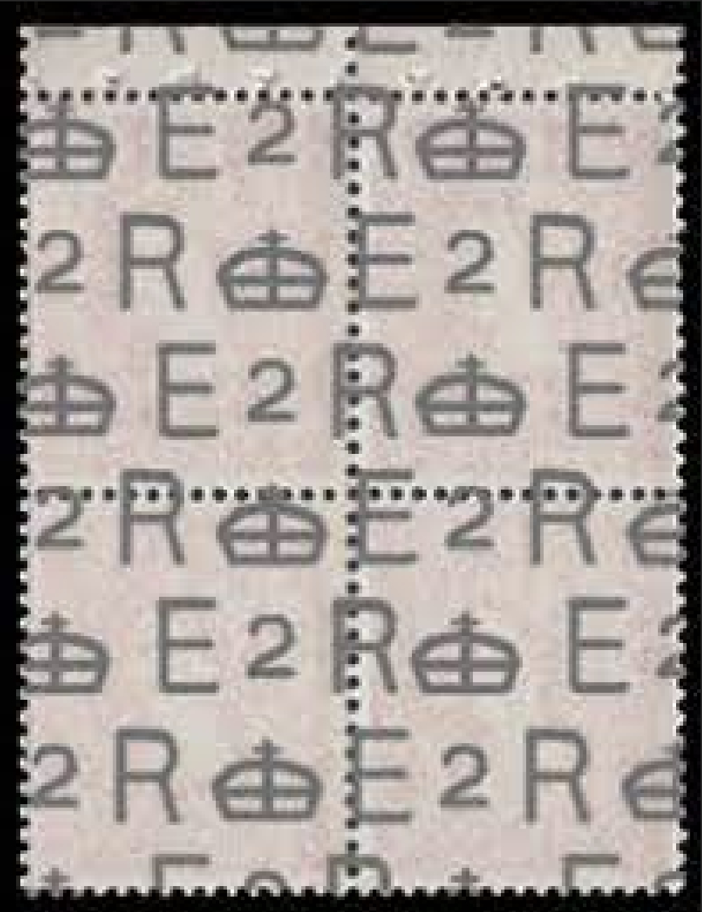 UK, Tudor Crown watermark on postage stamps