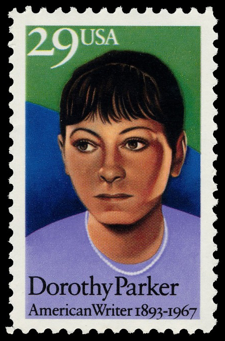 Dorothy Parker 29c stamp (1992) USA Famous women on stamps
