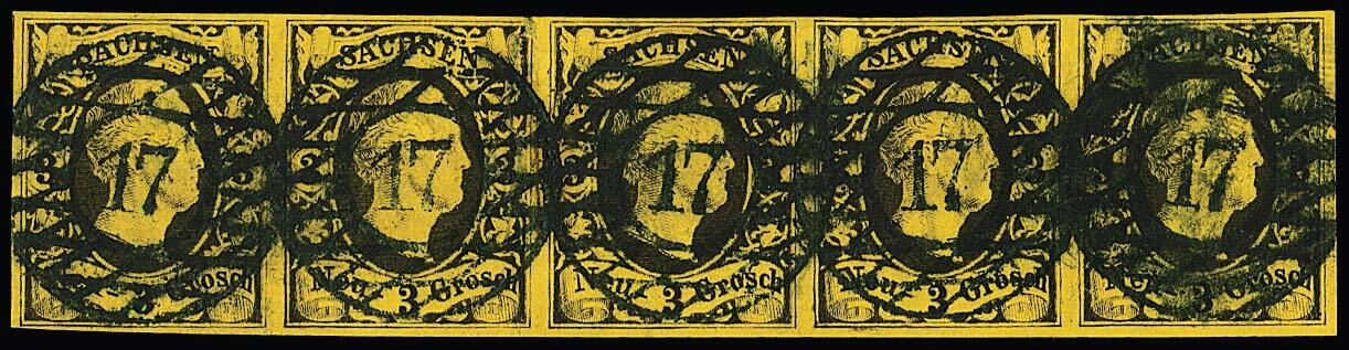 Frederick Augustus II stamps