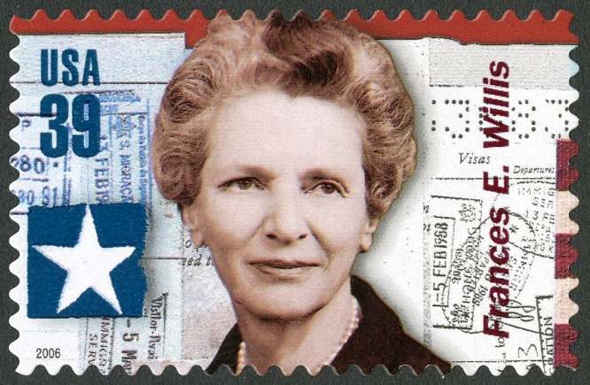 Frances E. Willis 39c stamp Famous US women on stamps