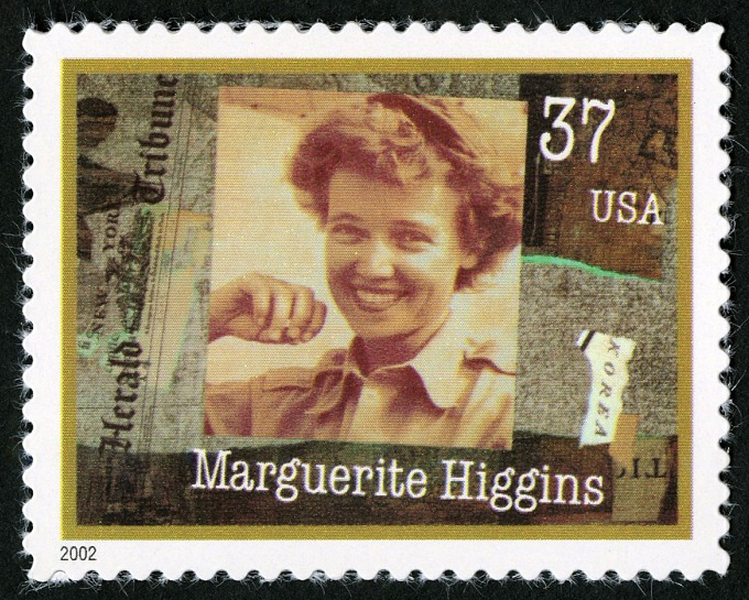 Marguerite Higgins 37c stamp Famous US women on stamps