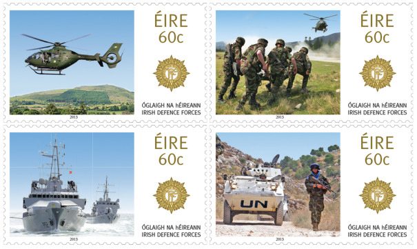 New stamps dedicated to the Irish Defence Forces