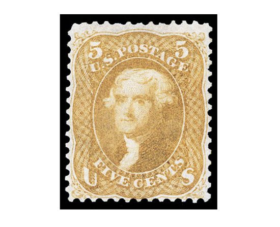 Another Thomas Jefferson 1861 5c brown-yellow stamp will star at Kelleher Auctions. Stamp collectors are more than excited…