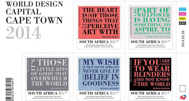 Stamp design completion at Cape Town