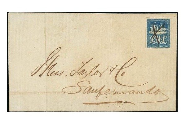 1847 Trinidad Lady McLeod cover sold for $40,000 at Spink. Latest stamp auction news