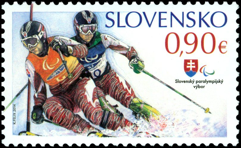 Winter Paralympic Games in Sochi Pofis stamp
