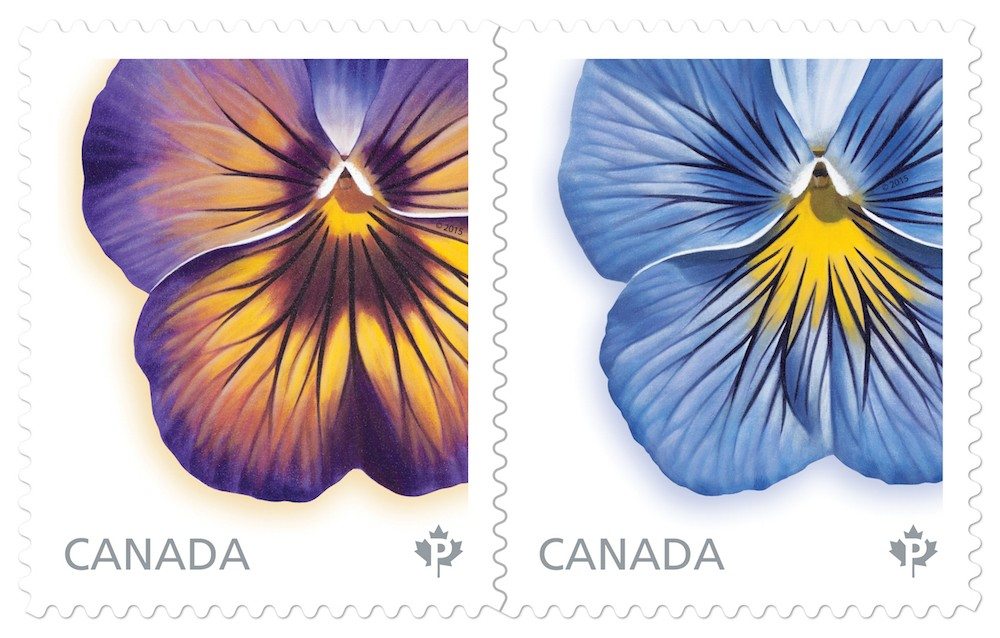 New Canadian flower stamp series designed by local artist