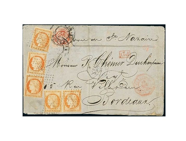Paris 1870 siege covers to make $110,000 at Spink. The highlights of the upcoming auction