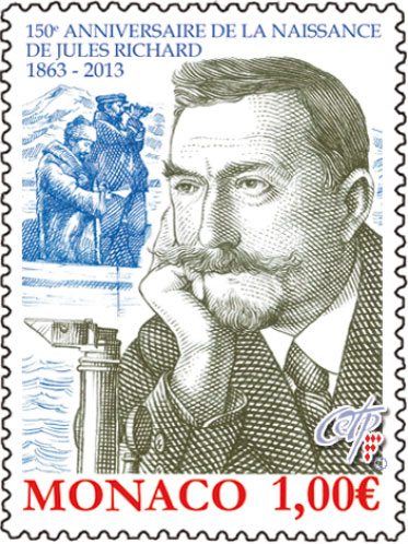 150th Anniversary of the Birth of Jules Richard stamp from Monaco