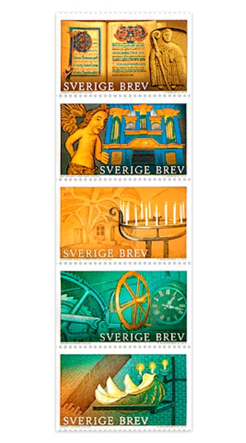 Stamp issue celebrating 1,000 years of church art