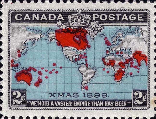 First Canadian Christmas stamp expanded the British Empire