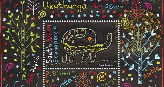 Ukuthunga – original embroidery appeared on South Africa's stamps