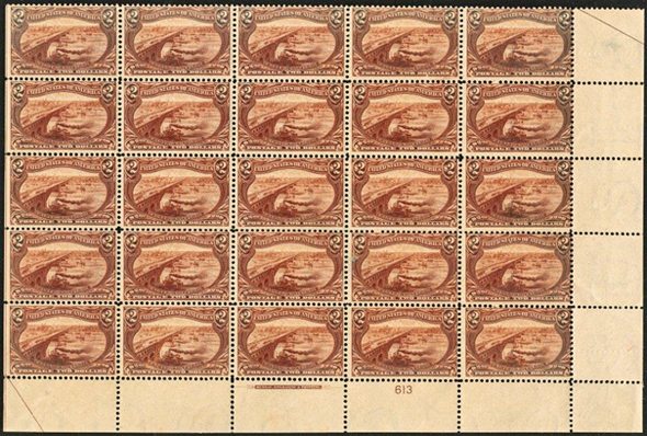 1898 $2 Trans-Mississippi block is to make up to $250,000!