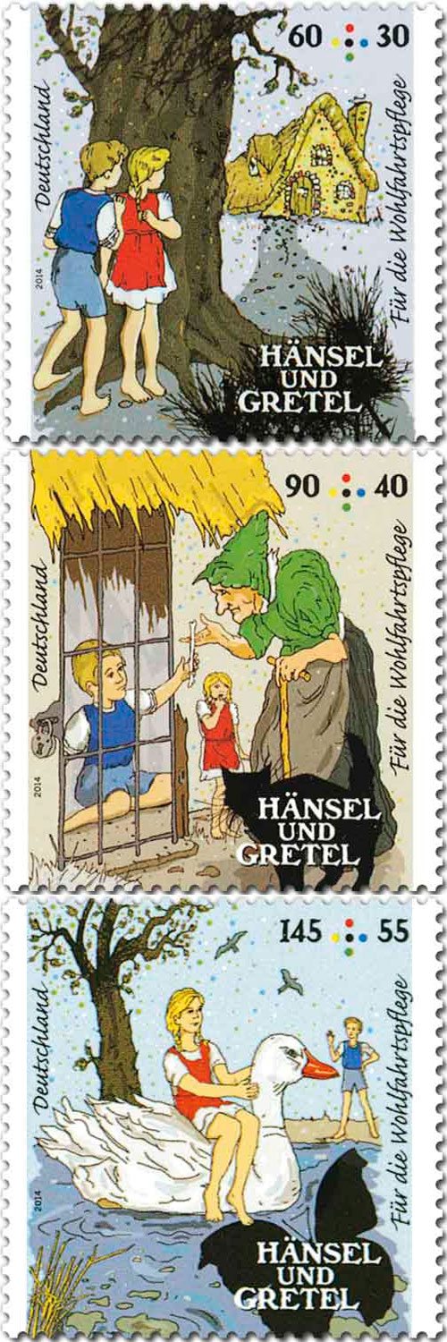 For the Welfare – Hansel and Gretel stamps from Germany