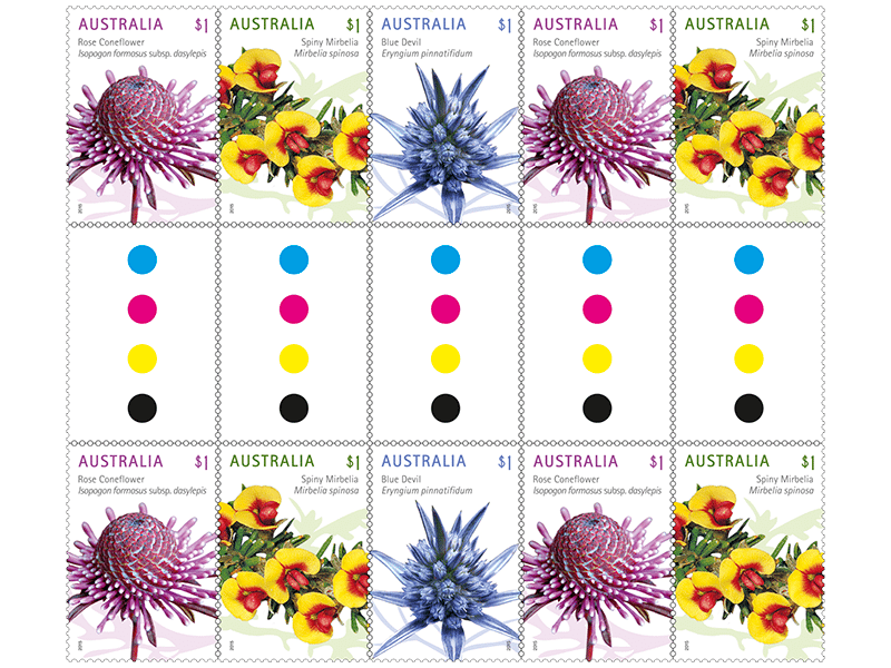 Australia as a country of exotic flowers! 4 vernal stamps released to keep you warm in winter…