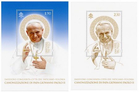Joint issue Vatican City – Poland – Canonization of John Paul II