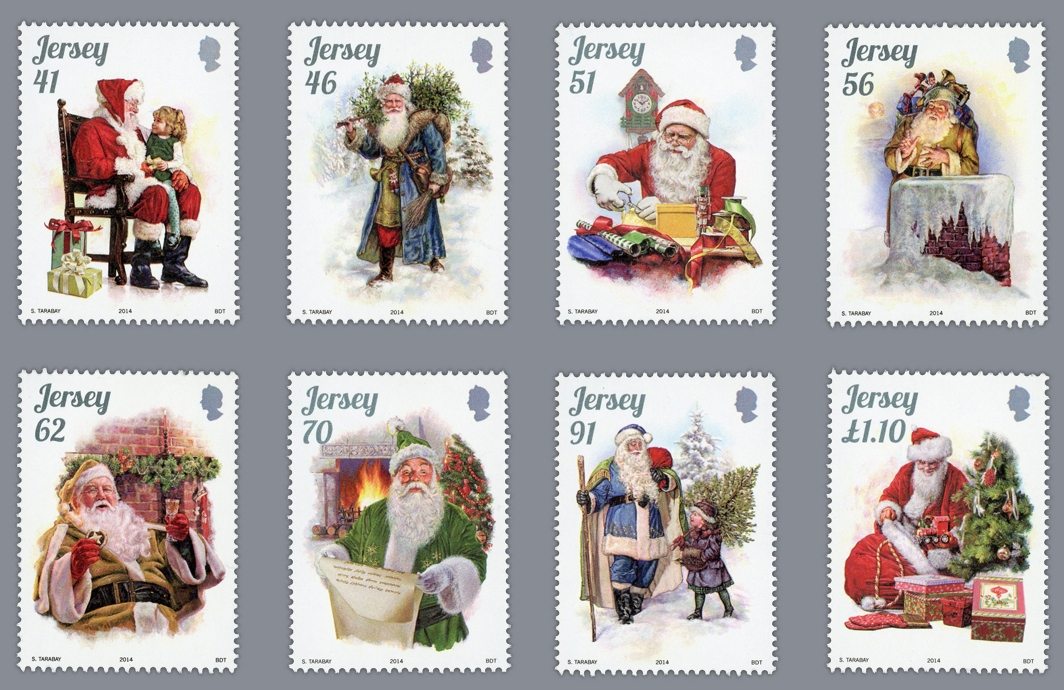 Santa Claus will appear on new Jersey's stamps