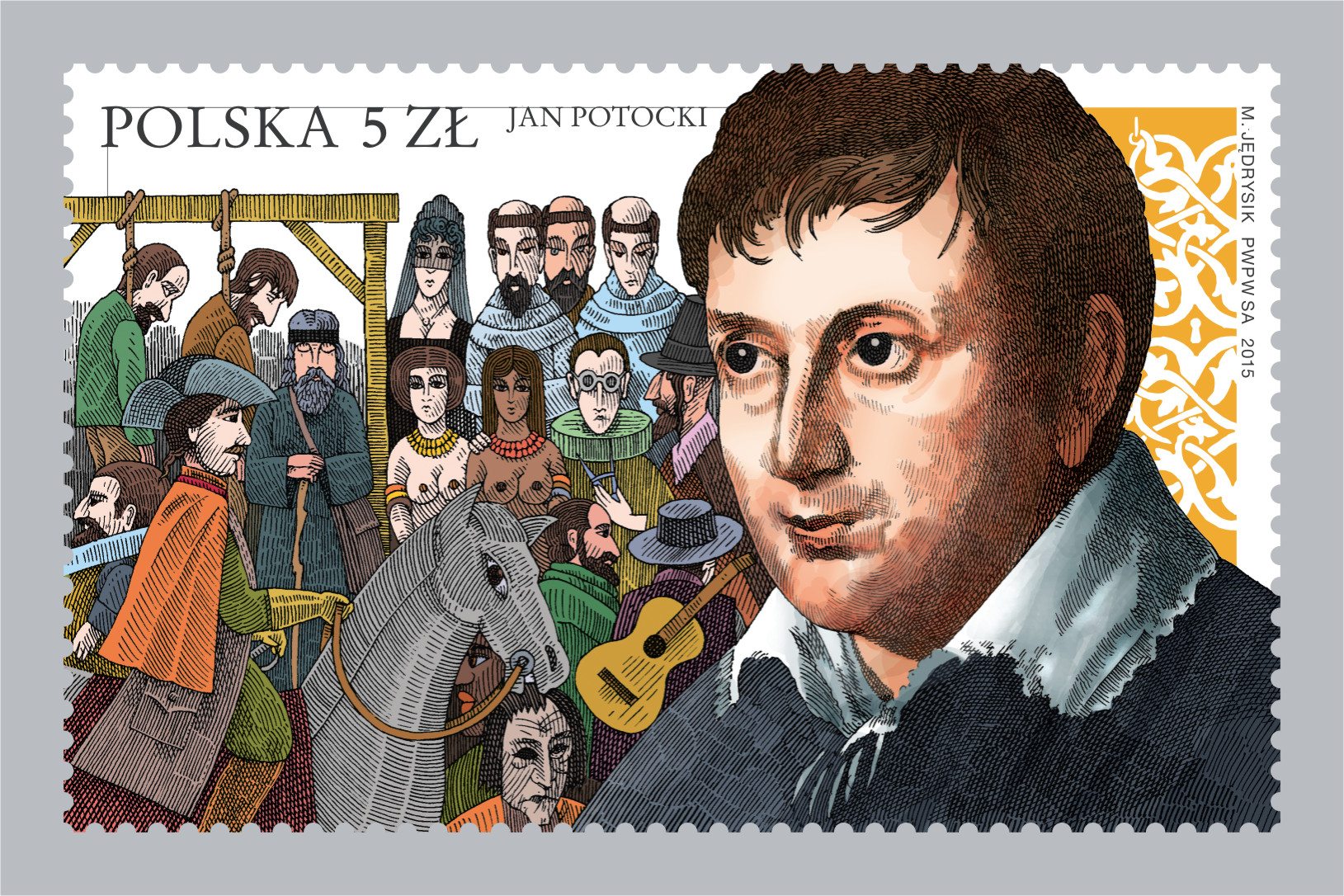 Count Jan Potocki as one of the legendary figures of Poland