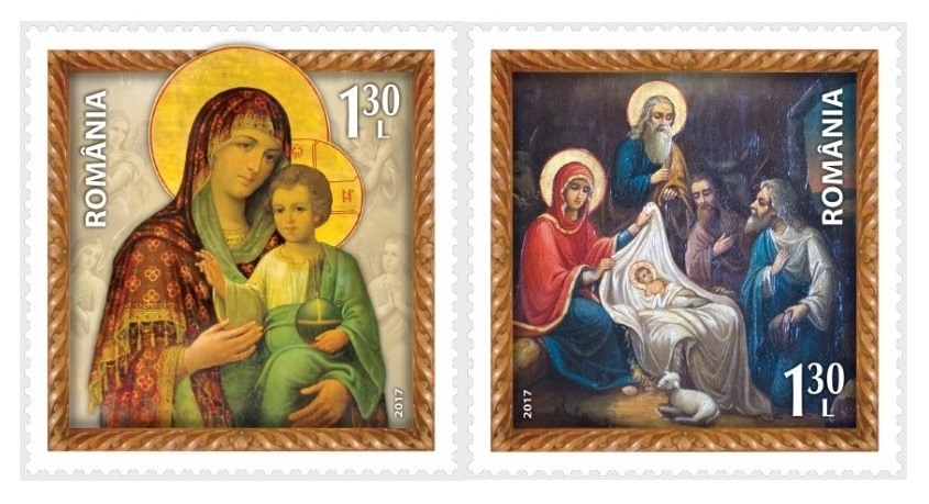 Celebrate the Nativity of Jesus Christ with Romfilatelia. Two festive stamps released