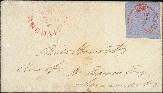 1861 Perot provisional cover fetched US$121,000 at Spink