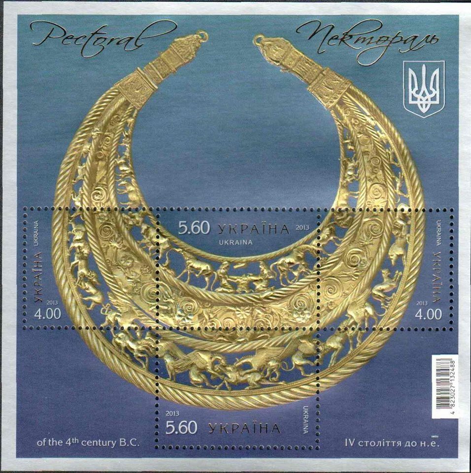 Pectoral – Scythian Gold stamps from Ukraine