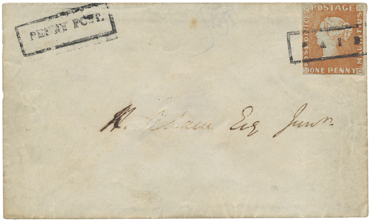 Postdienst Mauritius, die 1847 seltene Marke