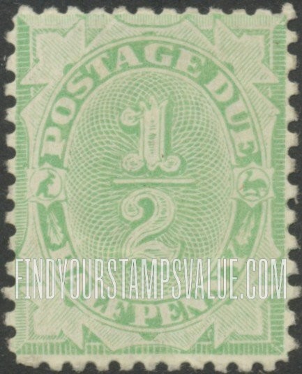 FindYourStampsValue: POSTAGE DUE - Numeral Value