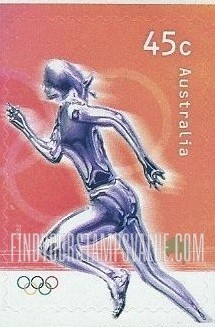 FindYourStampsValue: Olympic Sports: Runner