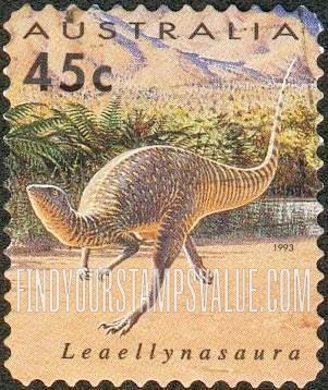 FindYourStampsValue: Dinosaurs: Leaellynasaura