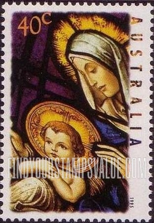FindYourStampsValue: Christmas: Madonna and Child