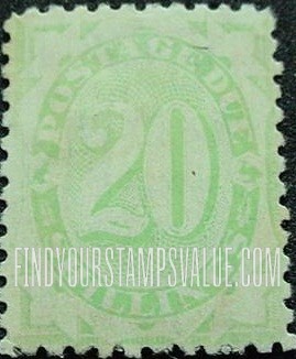 FindYourStampsValue: POSTAGE DUE - Numeral Value