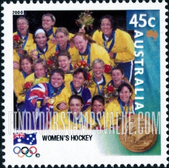 FindYourStampsValue: Australian Gold Medalists at 2000 Olympics: Women’s field hockey team