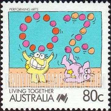 FindYourStampsValue: Living Together: Performing arts