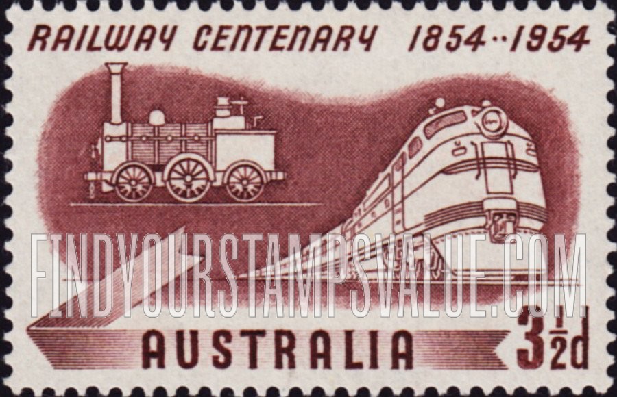 FindYourStampsValue: Diesel and Early Steam Locomotives