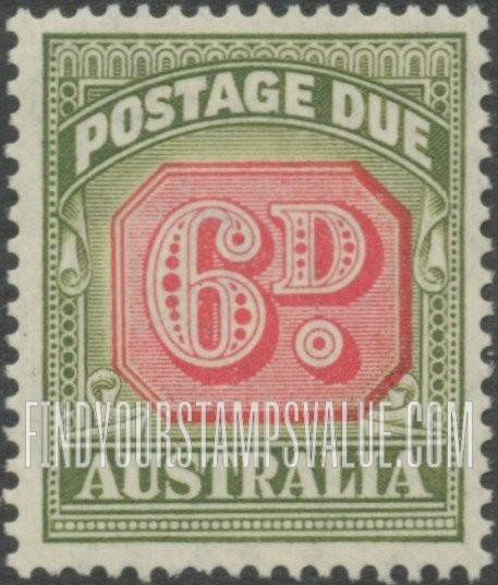 FindYourStampsValue: POSTAGE DUE - Type of 1938 Value Tablet Redrawn: Numeral Value