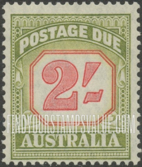 FindYourStampsValue: POSTAGE DUE - Type of 1938 Value Tablet Redrawn: Numeral Value