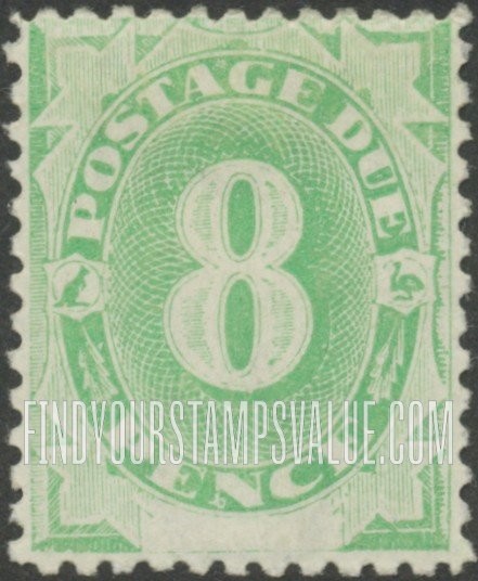 FindYourStampsValue: POSTAGE DUE - Numeral Value